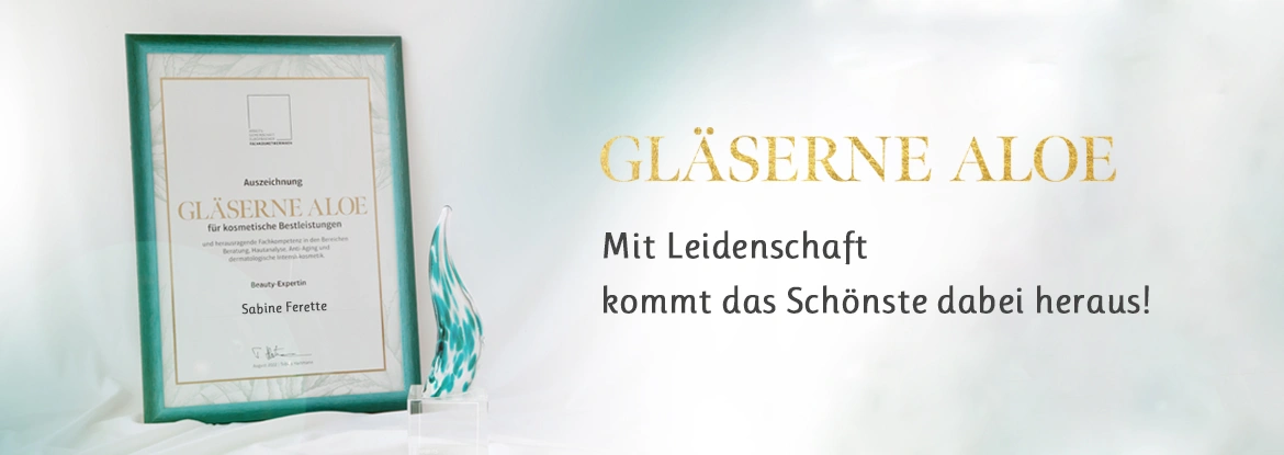 GLÄSERNE ALOE geht an Sabine Ferette, Maulburg